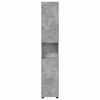 vidaXL Badezimmerschrank-Set TULUM Beton Grau 37 x 31,5 x 203 cm