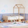 vidaXL Tagesbett mit Dach 90x190 cm Massivholz Kiefer