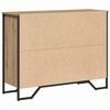 vidaXL Sideboard mit Schubladen Artisan-Eiche 97 x 32,5 x 74,5 cm