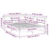 vidaXL Massivholzbett mit Regal ohne Matratze 160x200 cm Kiefernholz