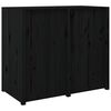 vidaXL Outdoor-K&uuml;chenschrank Schwarz 106x55x92 cm Massivholz Kiefer
