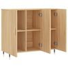 vidaXL Sideboard Sonoma-Eiche 90x34x80 cm Holzwerkstoff