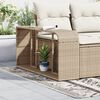 vidaXL Outdoor-Regale 2 Stk. Beige Poly Rattan