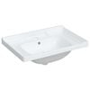 vidaXL Waschbecken Wei&szlig; 71x48x23 cm Rechteckig Keramik