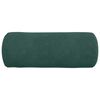 vidaXL Bolsterkissen 2 St&uuml;ck Dunkelgr&uuml;n &Oslash; 15 x 40 cm Cordstoff