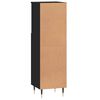 vidaXL Badschrank Schwarz 30x30x100 cm Holzwerkstoff