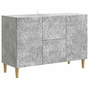 vidaXL Sideboard Betongrau 89 x 34,5 x 60 cm Holzwerkstoff