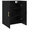 vidaXL Wandschrank 2 pcs Schwarz Eichen-Optik 69,5 x 34 x 90 cm