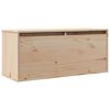 vidaXL Wandschrank 80x30x35 cm Massivholz Kiefer