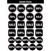 rillprint Rabatt-Aufkleber Sortiment 10 B&ouml;gen x 5 Boxen