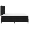 vidaXL Boxspringbett mit Matratze mit LED Schwarz 180 x 200 cm Stoff
