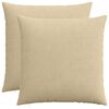 vidaXL Kissenbezug 2 pcs HEERLEN Gr&uuml;n Grau 55 x 55 cm Cord