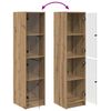 vidaXL Highboard Artisan-Eiche 35 x 37 x 142 cm Holzwerkstoff
