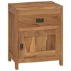 vidaXL Nachttisch Massivholz Teak 40x30x50 cm