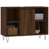 vidaXL Badschrank Braun Eichen-Optik 80x33x60 cm Holzwerkstoff