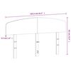 vidaXL Kopfteil Wei&szlig; 150 cm Massivholz Kiefer