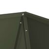 vidaXL Pflanzk&uuml;bel 2 pcs Olive Gr&uuml;n 50 x 50 x 75 cm Stahl