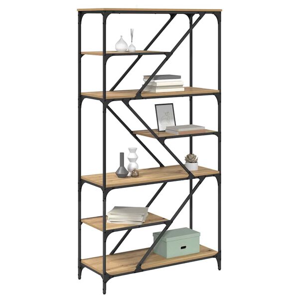 vidaXL B&uuml;cherregal Artisan-Eiche 91 x 36 x 176 cm Holzwerkstoff