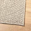vidaXL Teppich ZIZUR Creme 240x240 cm Jute-Optik Indoor und Outdoor