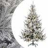 vidaXL K&uuml;nstlicher klappbarer Weihnachtsbaum 120 cm 150 LEDs
