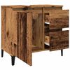 vidaXL Waschbeckenunterschrank Altholz-Optik 65x33x60 cm Holzwerkstoff