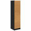vidaXL Highboard Schwarz Eichen-Optik 35 x 37 x 142 cm Holzwerkstoff
