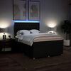 vidaXL Boxspringbett mit Matratze Schwarz 160x200 cm Stoff