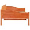 vidaXL Massivholzbett ohne Matratze Wachsbraun 90x190 cm Kiefernholz