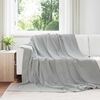 vidaXL Wohndecken 6 pcs Grau 220 x 240 cm Fleece