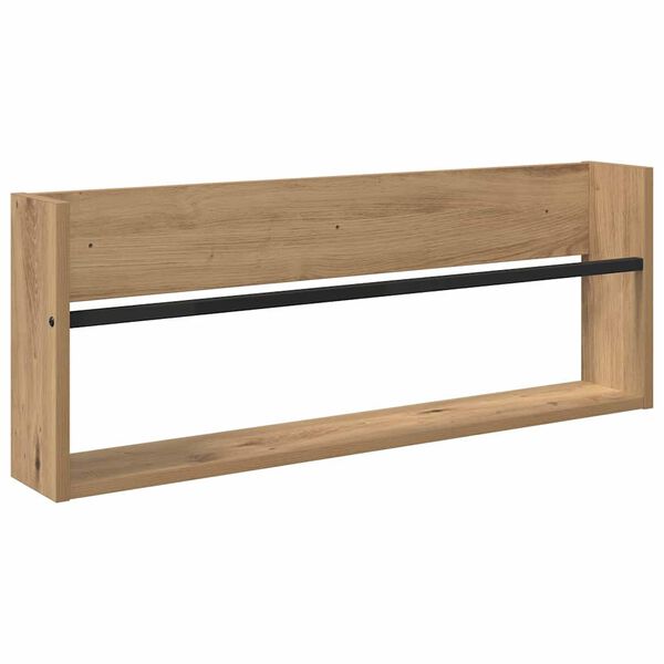 vidaXL Magazinregal Artisan-Eiche 80 x 12 x 30 cm Holzwerkstoff