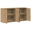 vidaXL Sideboard 2 pcs Artisan-Eiche 79 x 38 x 80 cm Holzwerkstoff