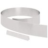 vidaXL Raseneinfassung Silber 450 x 0,05 x 15 cm Edelstahl