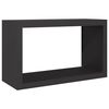 vidaXL Brennholzregal Schwarz 100x40x60 cm Stahl