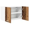 vidaXL H&auml;ngeschrank Altes Holz und Wei&szlig; 60 x 31 x 40 cm Holzwerkstoff