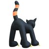 vidaXL Halloween Aufblasbare Schwarze Katze mit LED XXL 6 m