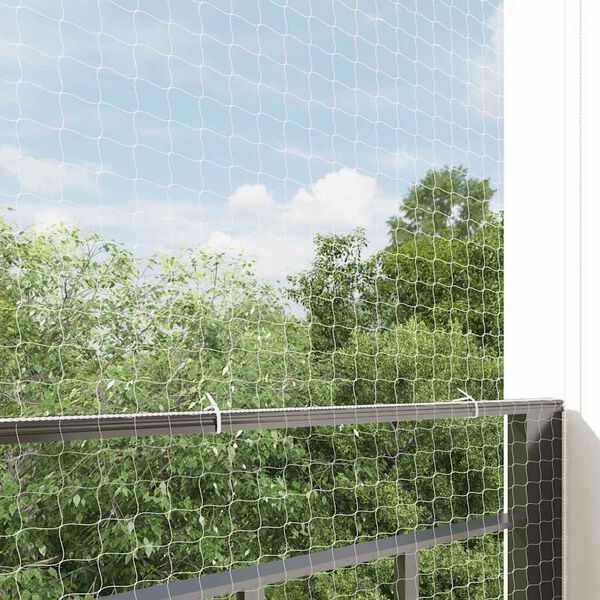 vidaXL Katzennetz Transparent 3x2 m Nylon