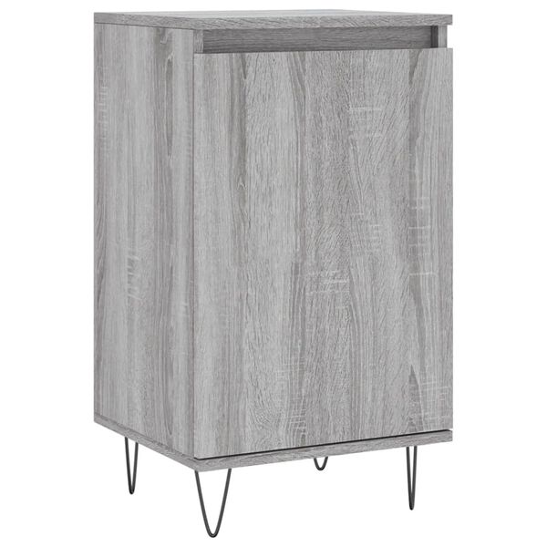 vidaXL Sideboard Grau Sonoma 40x35x70 cm Holzwerkstoff