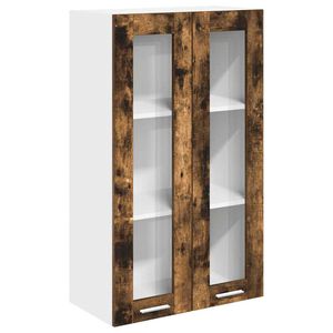 vidaXL H&auml;ngeschrank Ger&auml;ucherte Eiche 60 x 31 x 100 cm Holzwerkstoff