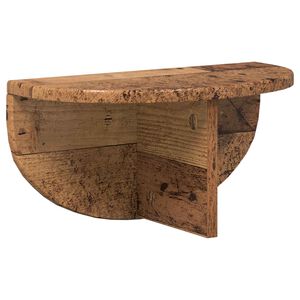 vidaXL Wandregal Wandhalterung Altholz 38 x 19 x 19 cm Holzwerkstoff