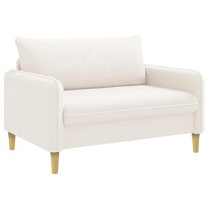 vidaXL XXL-Sessel Creme Boucl&eacute;