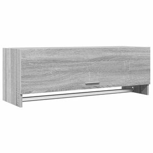 vidaXL Kleiderschrank Grau Sonoma 100x32,5x35 cm Holzwerkstoff