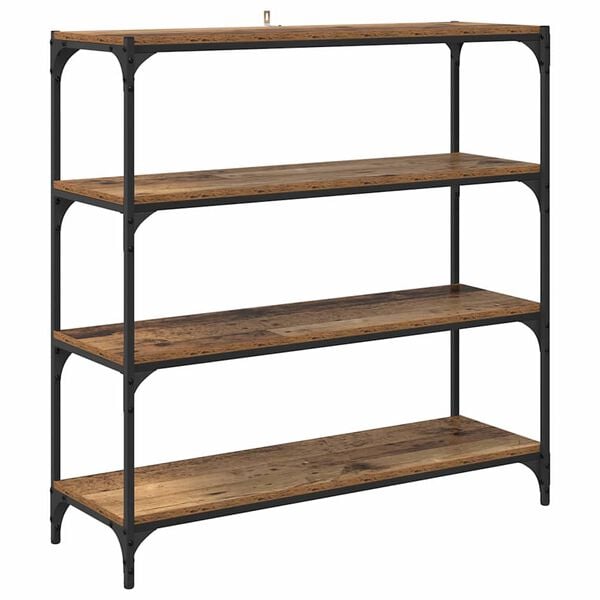 vidaXL B&uuml;cherregal Altholz 100 x 33 x 100 cm Holzwerkstoff