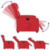 vidaXL Relaxsessel Elektrisch Rot Kunstleder