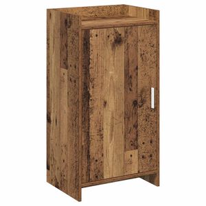 vidaXL Schuhschrank mit Speicher Altholz 48 x 36 x 92 cm Holzwerkstoff