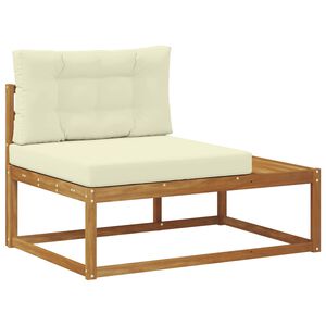 vidaXL Outdoor Endsofa Natur 115 x 83 x 73 cm Massivholz Akazie