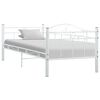vidaXL Tagesbett-Rahmen Wei&szlig; Metall 90&times;200 cm