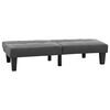 vidaXL Sofas Bett Hellgrau 162 x 88 x 36 cm Stoff