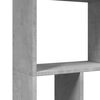 vidaXL B&uuml;cherregal Betongrau 60x20x120,5 cm Holzwerkstoff