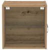vidaXL Schwebendes Regal Braun 40 x 28,5 x 40 cm Holzwerkstoff