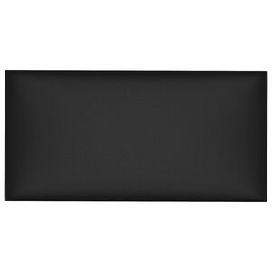 vidaXL Wandkopfteilen 12 stk. 30 x 15 cm Schwarz Stoff